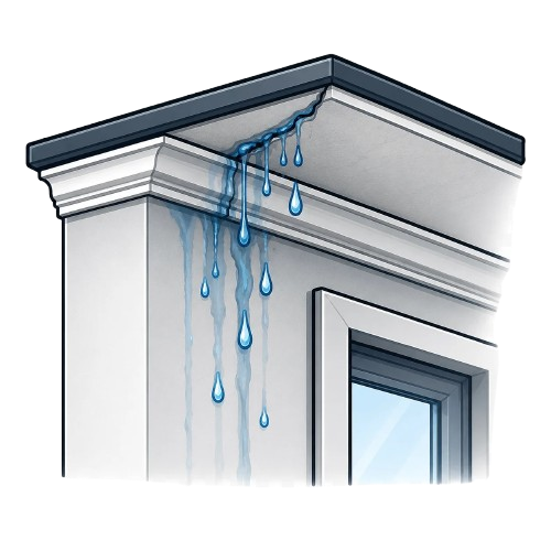 Interior-leak-entry-points