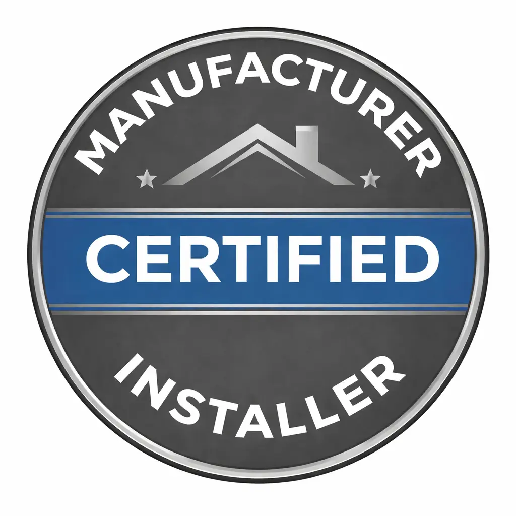 Manufacturer Certified Installers badge