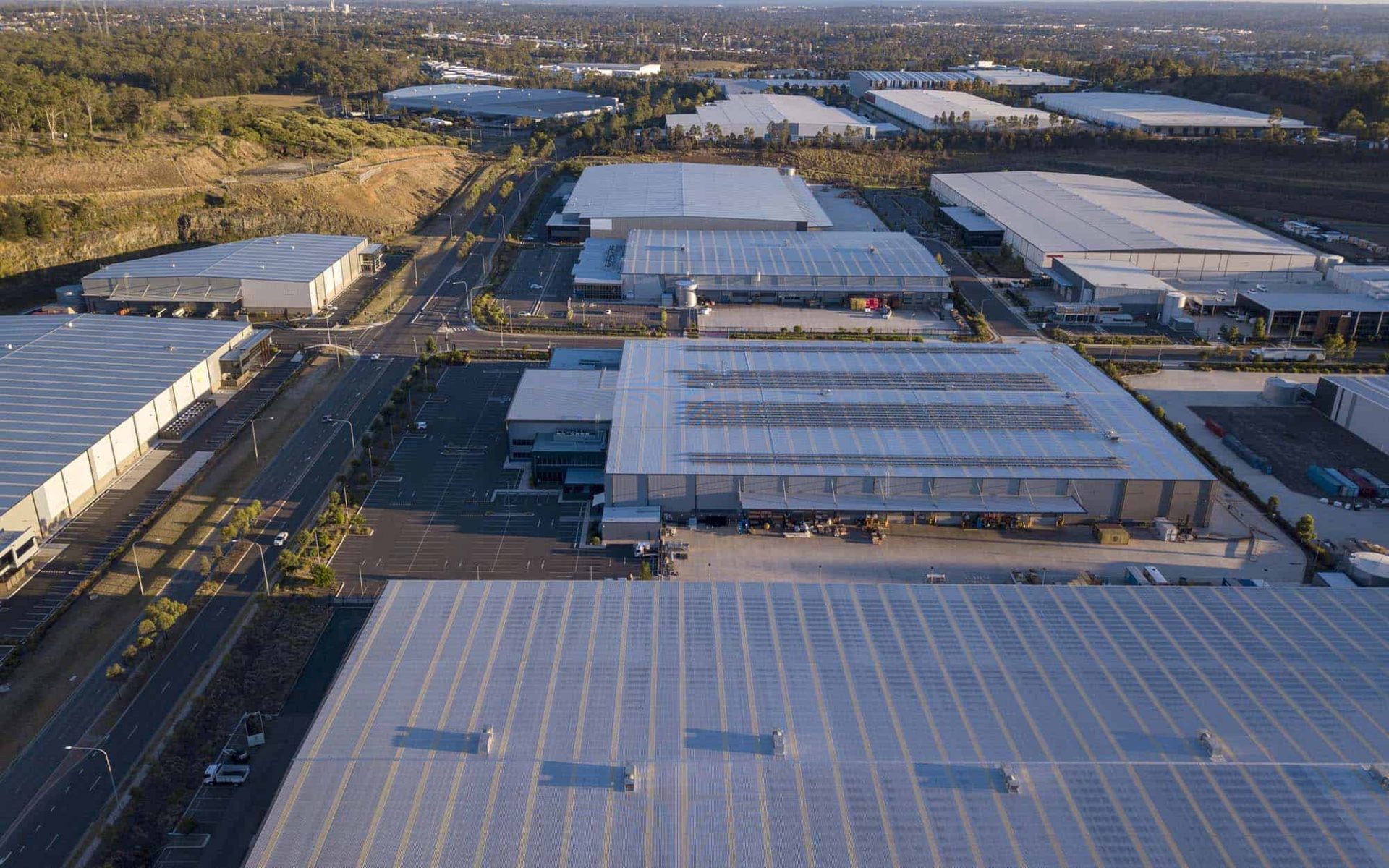 Overhead-view-of-various-commercial-building-roofs